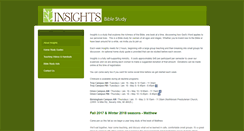 Desktop Screenshot of insightsbiblestudy.org